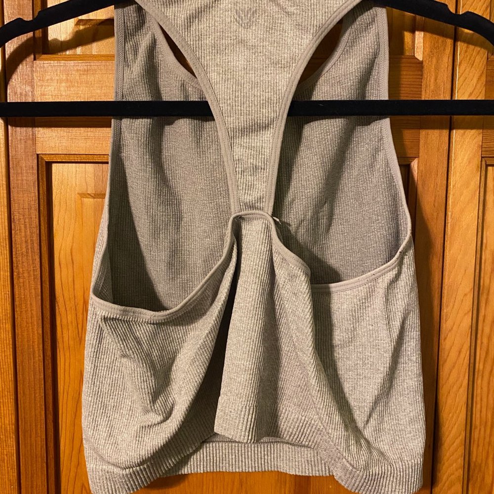 Cropped Racerback Athletic Tank - Picture 2 of 2